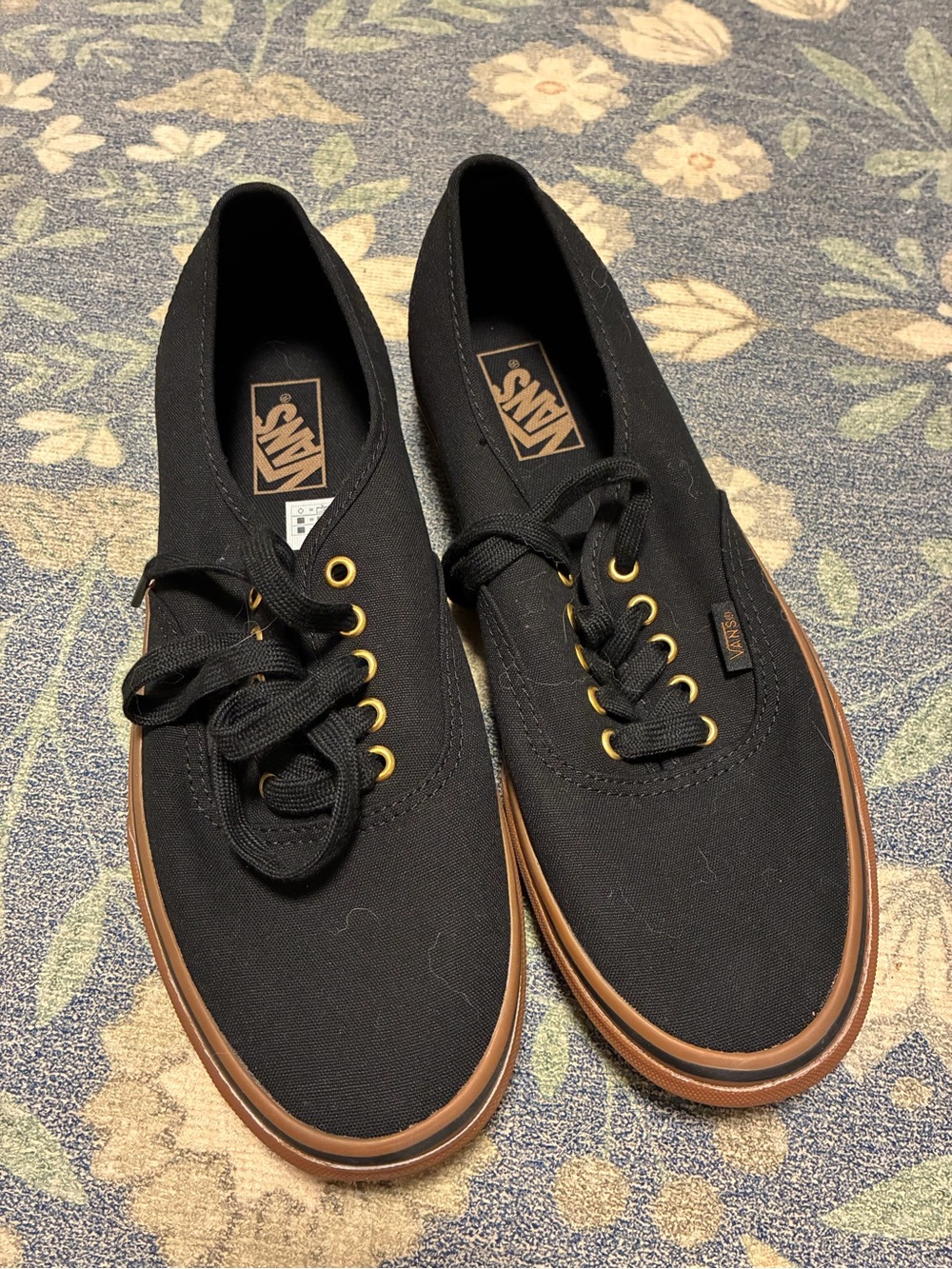 Vans Black Canvas Sneakers NWOT